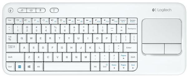 Logitech Wireless Touch Keyboard K400 White