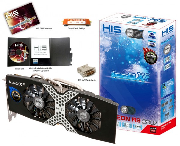 HIS Radeon R9 280X iPower IceQ X2 Boost Clock