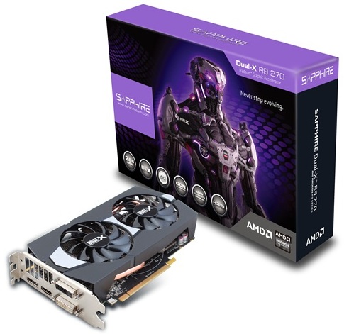 SAPPHIRE Radeon R9 270 Boost OC Edition