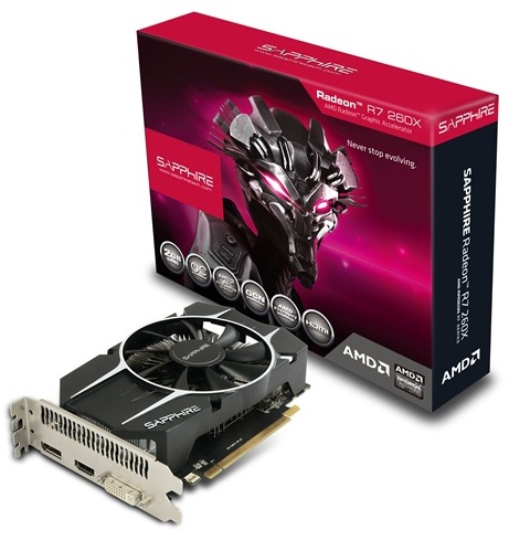 SAPPHIRE Radeon R7 260X 2GB GDDR5