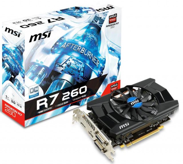 MSI R7 260 1GD5 OC