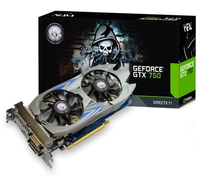 KFA2 GeForce GTX 750 EX OC