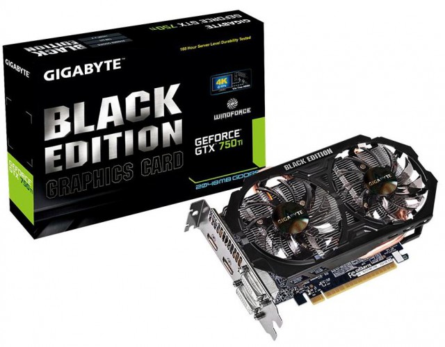 GIGABYTE GeForce GTX 750 Ti Black Edition