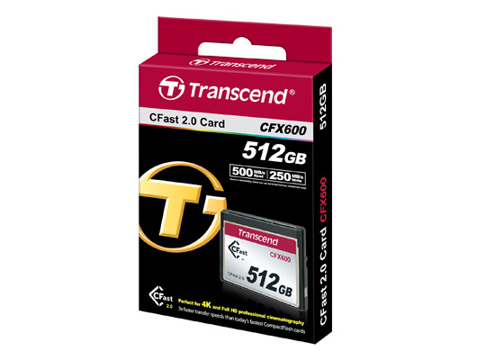 Transcend CFast 2.0 CFX650 CFX600