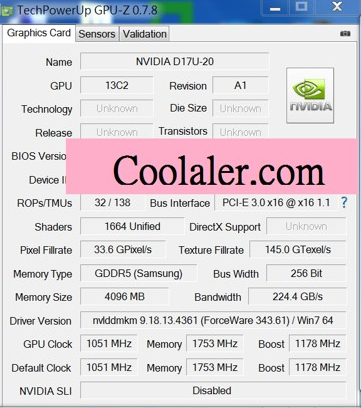 NVIDIA GeForce GTX 870