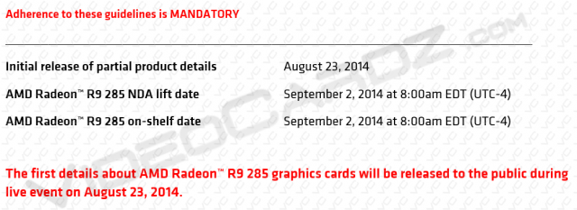 AMD Radeon R9 285