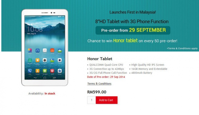 Huawei Honor Tablet