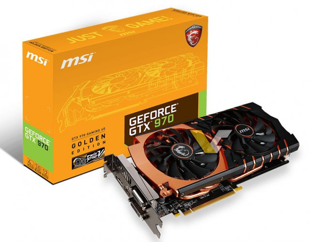 MSI GeForce GTX 970 GAMING Golden Edition