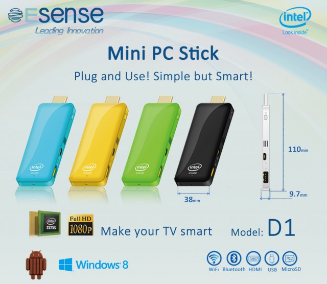 Esense Mini PC Stick D1