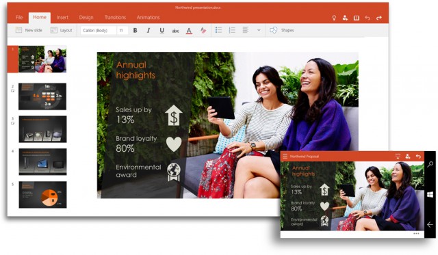 Office universal apps