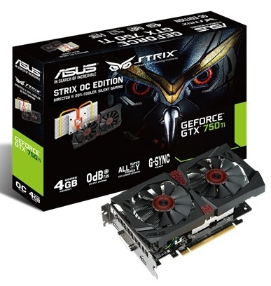 ASUS GeForce GTX 750 Ti STRIX OC Edition (STRIX-GTX750TI-DC2OC-4GD5)