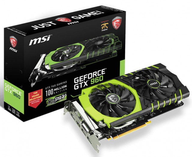MSI GeForce GTX 970 GAMING MSI GeForce GTX 960 GAMING
