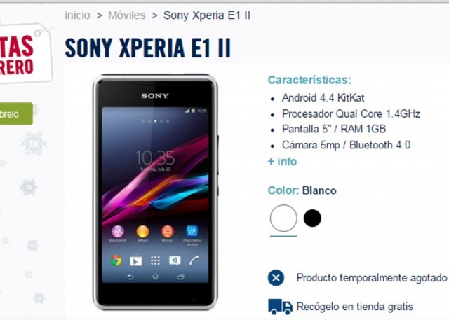 Sony Xperia E1 II