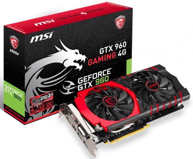 MSI GTX 960 GAMING 4G