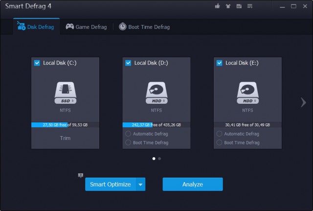 IObit Smart Defrag 4