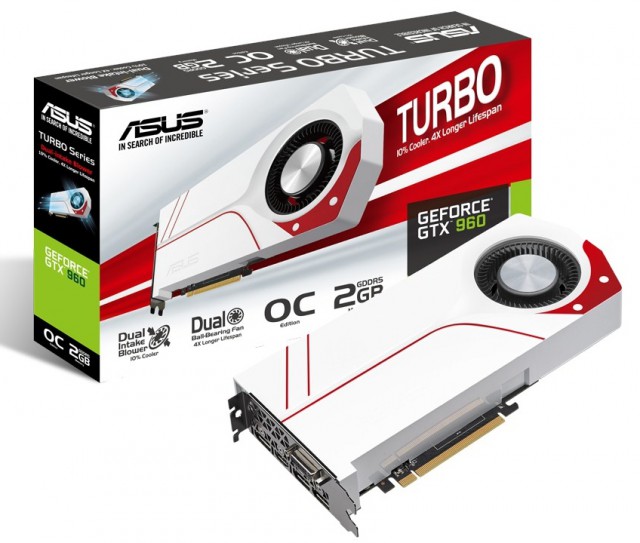 ASUS GeForce GTX 960 TURBO-GTX960-OC-2GD5