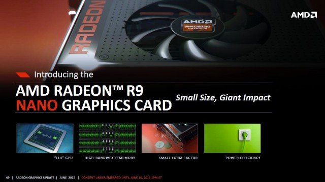 AMD Radeon R9 Fury Nano