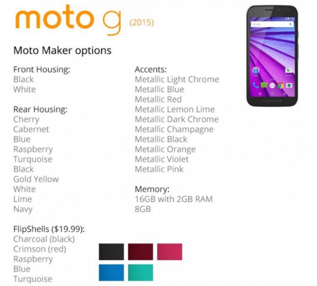 Motorola Moto G 2015