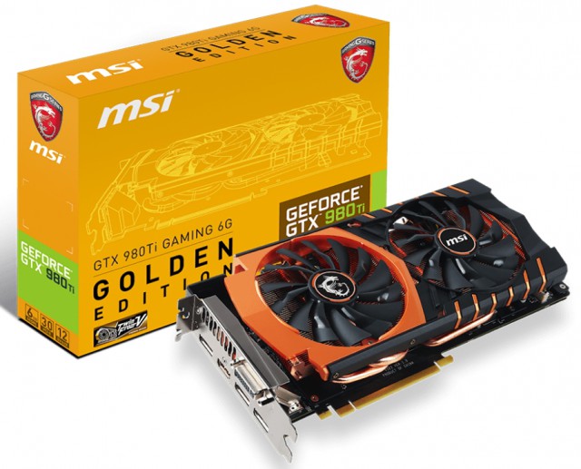 MSI GTX 980Ti GAMING 6G Golden Edition