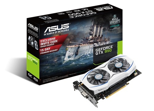 ASUS GeForce GTX 950 GTX950-OC-2GD5