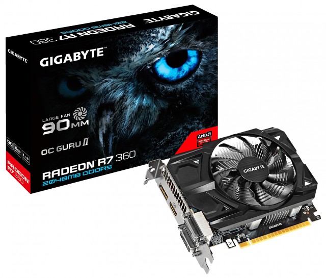 GIGABYTE Radeon R7 360 (GV-R736D5-2GD)