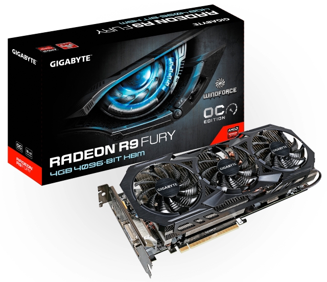 GIGABYTE GV-R9FURYWF3OC-4GD