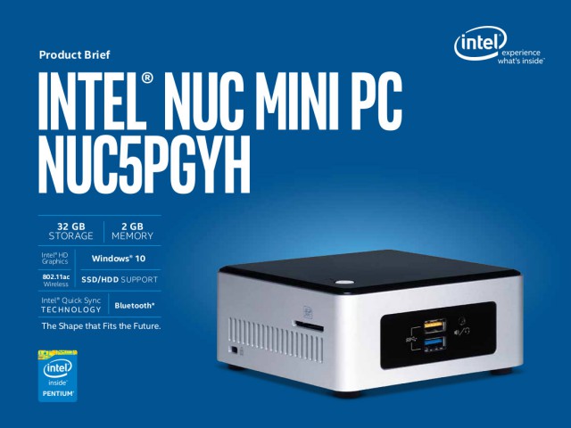 Intel NUC NUC5PGYH