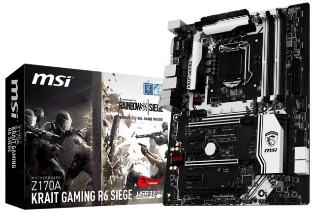 MSI Z170A KRAIT GAMING R6 SIEGE