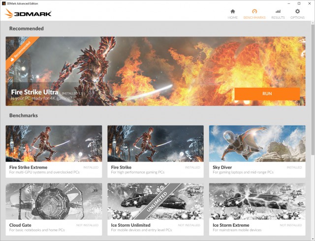 3DMark 2016 Beta