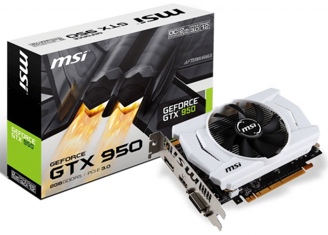 MSI GeForce GTX 950 2GD5 OCV1