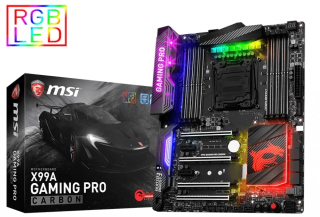 MSI X99A GAMING PRO CARBON