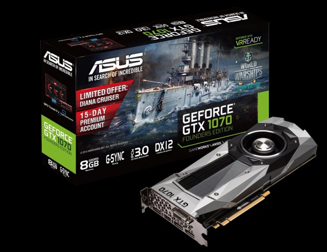 ASUS GeForce GTX 1070 Founders Edition