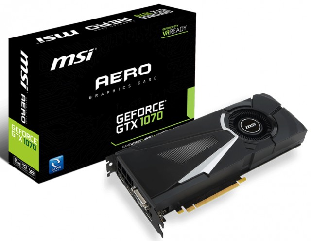 MSI GeForce GTX 1070 AERO 8G