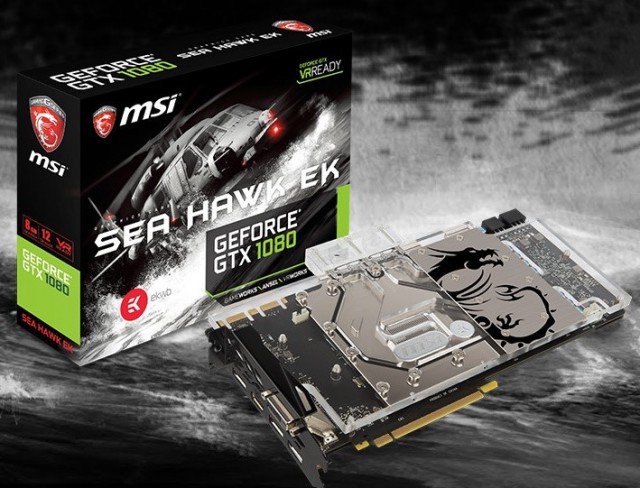 MSI GeForce GTX 1080 SEA HAWK EK X