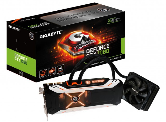 GIGABYTE GeForce GTX 1080 Xtreme Gaming Water cooling