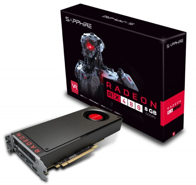 SAPPHIRE Radeon RX 480 8G D5