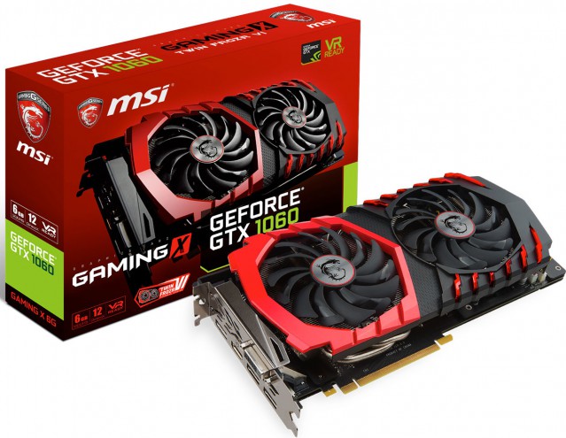 MSI GeForce GTX 1060 GAMING 6G