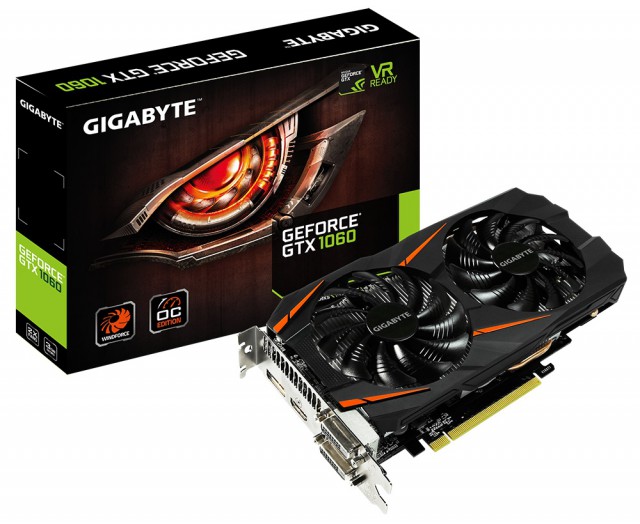 GIGABYTE GeForce GTX 1060 WINDFORCE OC 3G