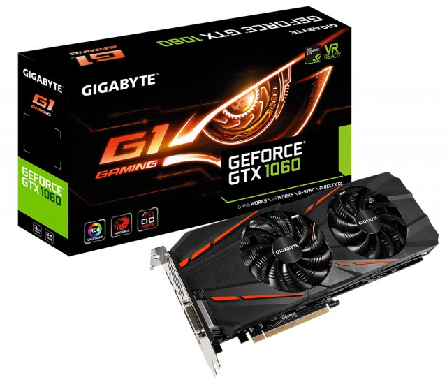 GIGABYTE GeForce GTX 1060 G1 Gaming 3G