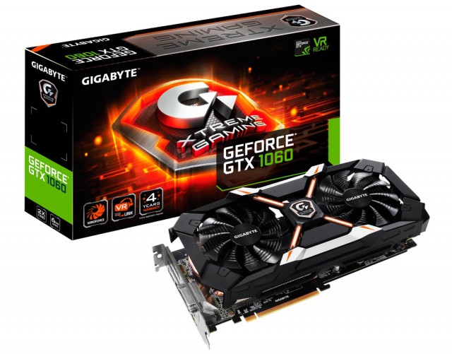 GIGABYTE GeForce GTX 1060 Xtreme Gaming 6G