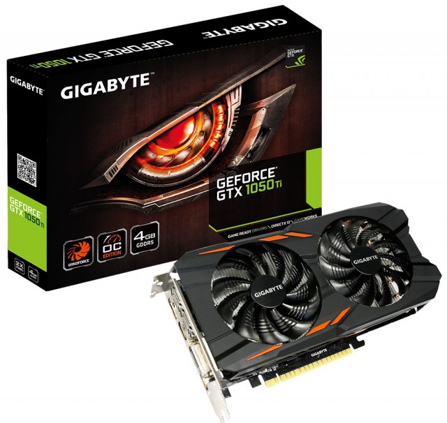 GIGABYTE GeForce GTX 1050 Ti Windforce OC 4G