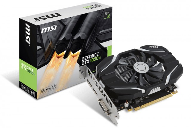 MSI GeForce GTX 1050 TI 4G OC