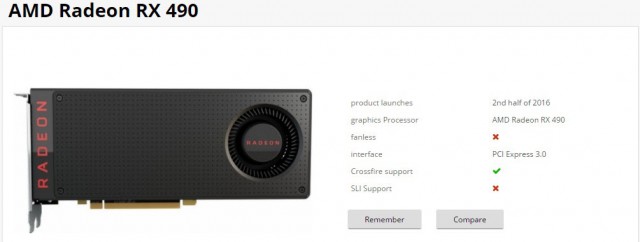 AMD Radeon RX 490