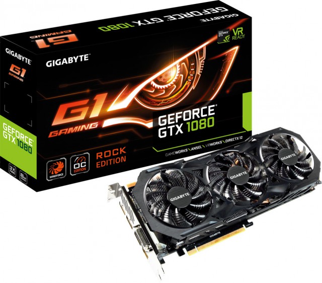 GIGABYTE GeForce GTX 1080 G1 ROCK 8G