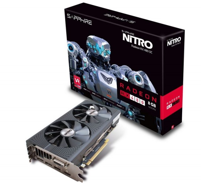 SAPPHIRE NITRO Radeon RX 480 8G D5 OC