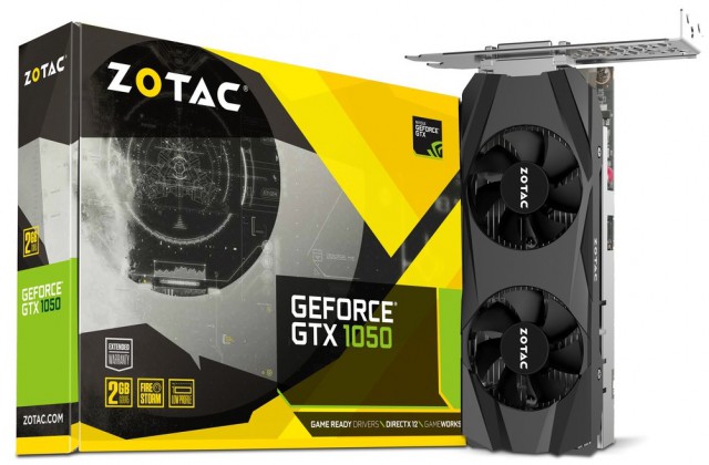 ZOTAC GeForce GTX 1050 Ti Low Profile