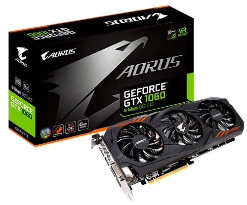 AORUS GeForce GTX 1060 6G 9Gbps