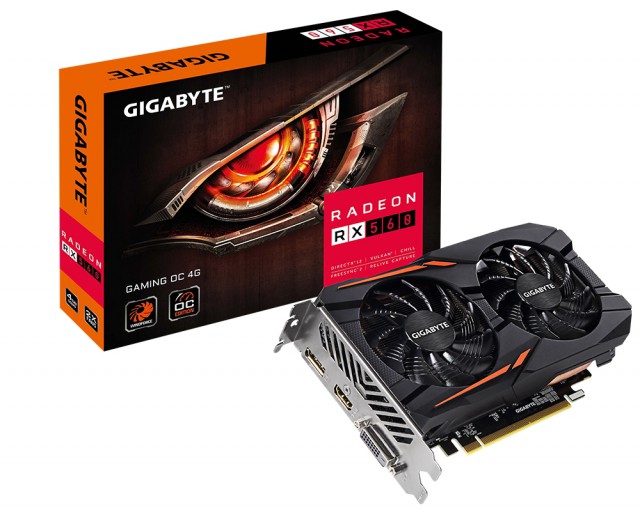 GIGABYTE Radeon RX 560 Gaming OC