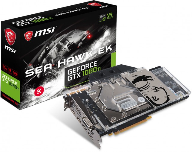 MSI GeForce GTX 1080 Ti Sea Hawk EK X