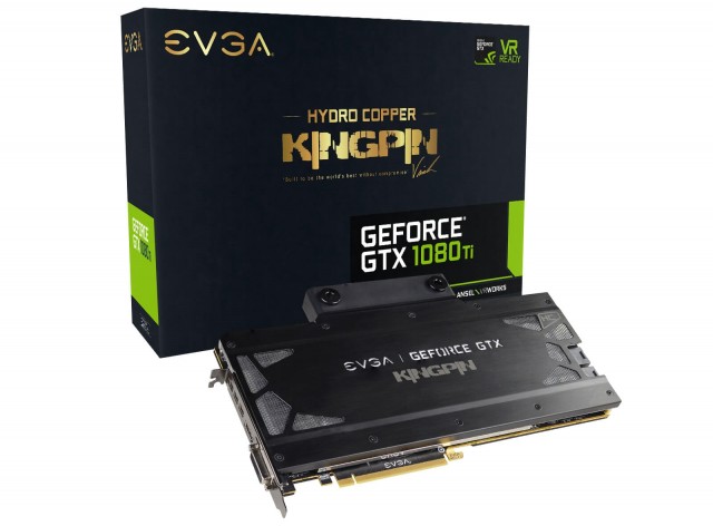 EVGA GeForce GTX 1080 Ti KINGPIN Hydro Copper GAMING